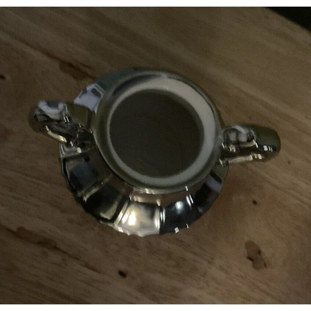Silverado Lusterware Godinger Silver Plated Cream And Suger Bowls With‎ Platter